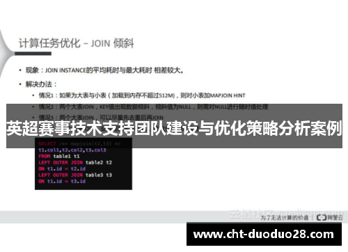 英超赛事技术支持团队建设与优化策略分析案例